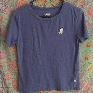 Vans x peanuts patch shirt